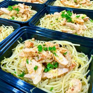 Lemon Garlic Chicken Pasta