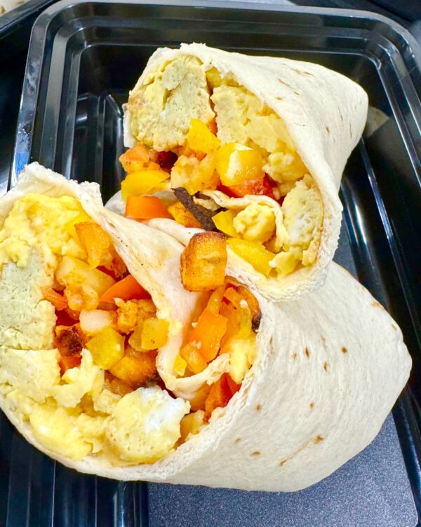 VEGETARIAN Breakfast Burrito