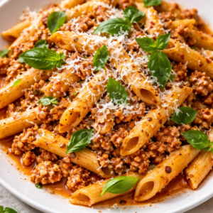 Ground Turkey Vodka Penne