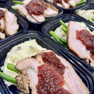 Turkey, Mashed Potatoes and Veggies