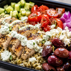 Greek Lemon Chicken Bowl