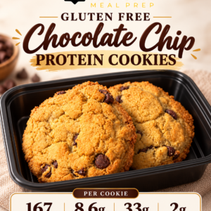 Gluten Free Chocolate Chip Protein Cookies